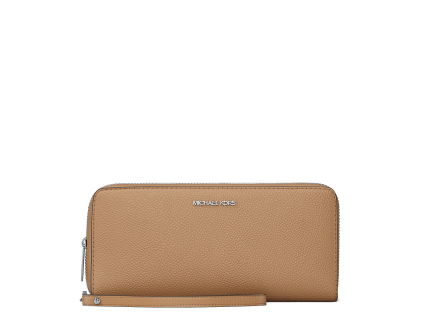 Michael Kors Peněženka Large Pebbled Leather Continental Peanutf