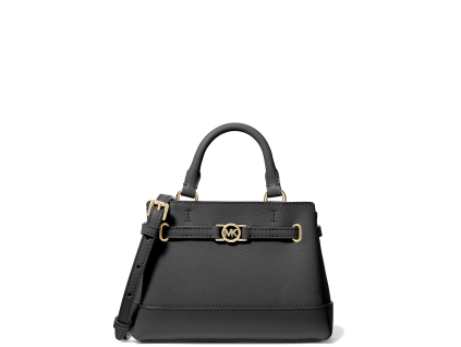 Michael Kors Reed Extra Small Pebbled Leather Satchel Blacka