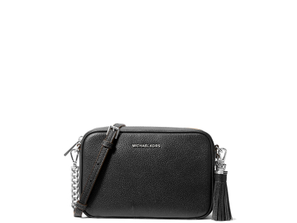 Michael Kors Kabelka Ginny Leather Crossbody Bag Blackj