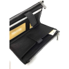 Michael Kors Jet Set Travel Double Zip Wristlet Black Silverac