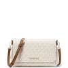 Michael Kors Medium Logo Convertible Crossbody Bag Vanilla