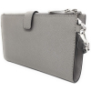 Michael Kors Jet Set Travel Double Zip Wristlet Black Pearl Greyd