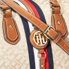 Tommy Hilfiger Handbag Jaden Satchel Khaki Tonal Cognacdetail