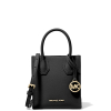 Michael Kors Kabelka Mercer Extra Small Pebbled Leather Crossbody Bag Blacka