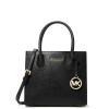 Michael Kors Kabelka Mercer Medium Pebbled Leather Crossbody Bag Blackaa