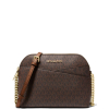 Michael Kors Kabelka Jet Set Travel Medium Logo Dome Crossbody Bag Brownaa