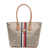 Tommy Hilfiger Kabelka Jaden Plus Tote Tan Dark Chocolate33
