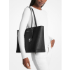 Michael Kors Jet Set Travel Large Saffiano Leather Black Silverf