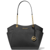 Michael Kors Jet Set Large Saffiano Leather Shoulder Bag Black2