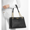 Michael Kors Whitney Medium Quilted Tote Bag Blackd32