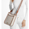Michael Kors Luisa Large Signature Logo Messenger Bag Vanilla Luggagec2