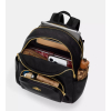 COACH Batoh Court Backpack In Signature Canvas Gold Walnut Black43