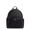 COACH Batoh Court Backpack In Signature Canvas Gold Charcoal Black11