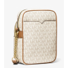 Michael Kors Jet Set Travel Medium Logo Crossbody Vanillac