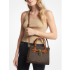 Michael Kors Hamilton Small Logo Satchel Brownc