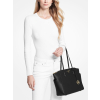 Michael Kors Marilyn Medium Saffiano Leather Tote Bag Blackc