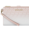 Michael Kors Peněženka Jet Set Large Ombré Signature Logo Wristlet Powder Blush223