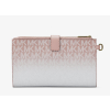 Michael Kors Peněženka Jet Set Large Ombré Signature Logo Wristlet Powder Blushd