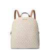 Michael Kors Batoh Cindy Large Signature Logo Backpack Vanilla22
