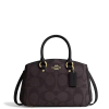 Coach kabelka Savannah Small Carryall Bag In Signature Canvas Walnut Black