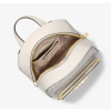 Michael Kors Jaycee Extra Small Signature Logo Backpack Light Cream Multib
