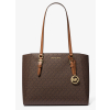 Michael Kors Kabelka Charlotte Large 3 in 1 Signature Logo Tote Bag Brown