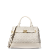 Michael Kors Reed Small Signature Logo Satchel Light Cream Multiz
