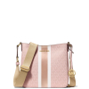 Michael Kors Kabelka Jet Set Small Signature Logo Stripe Crossbody Bag Powder Blushaaa