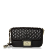 Karl Lagerfeld Womens Agyness Crossbody Black Goldz