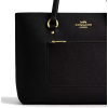 Coach Station Tote Bag Crossgrain Letaher Black Goldh