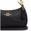 COACH Kabelka Teri Mini Crossbody Bag Pebbled Leather Gold Blackj