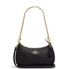 COACH Kabelka Teri Mini Crossbody Bag Pebbled Leather Gold Black