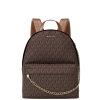 Michael Kors Slater Medium Signature Logo Backpack Brown