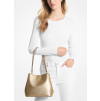 Michael Kors kabelka Pratt metalická zlatác