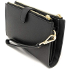 Michael Kors Jet Set Saffiano Wristlet Blackd