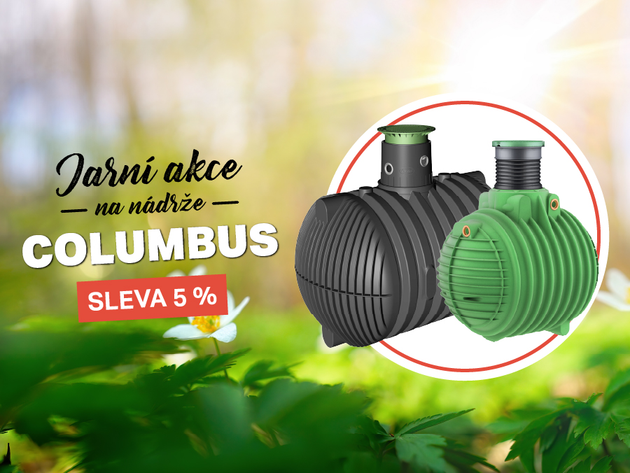 Týdnem slev proplouvají nádrže Columbus