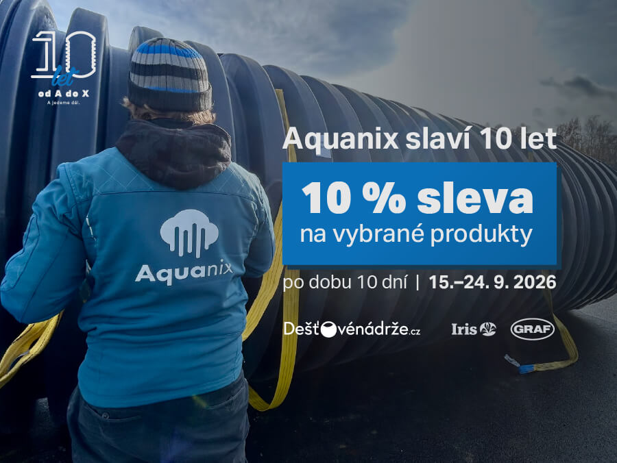 Aquanix slaví 10 let. Od virtuálního sídla k vlastnímu distribučnímu centru