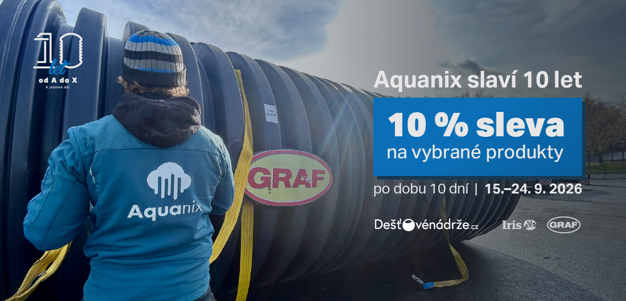 Aquanix slaví 10. narozeniny