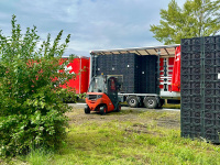 Nakládka vsakovacích bloků na paletu