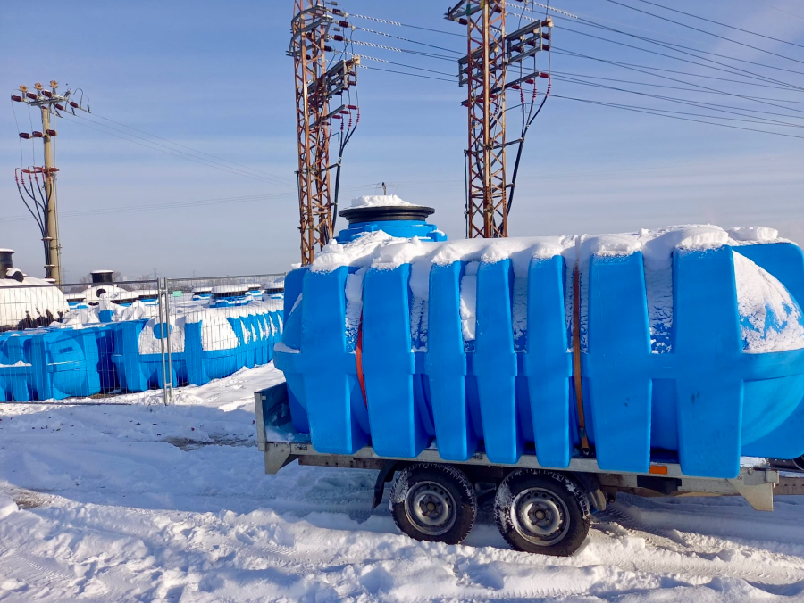 Zazimování podzemní nádrže na dešťovou vodu