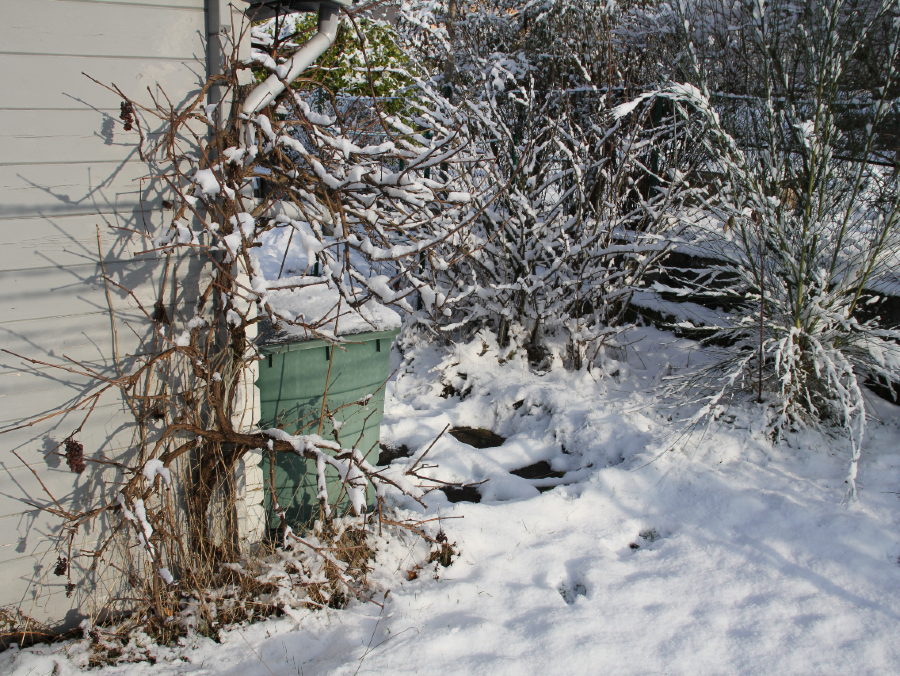 Zazimování nadzemní nádrže na dešťovou vodu