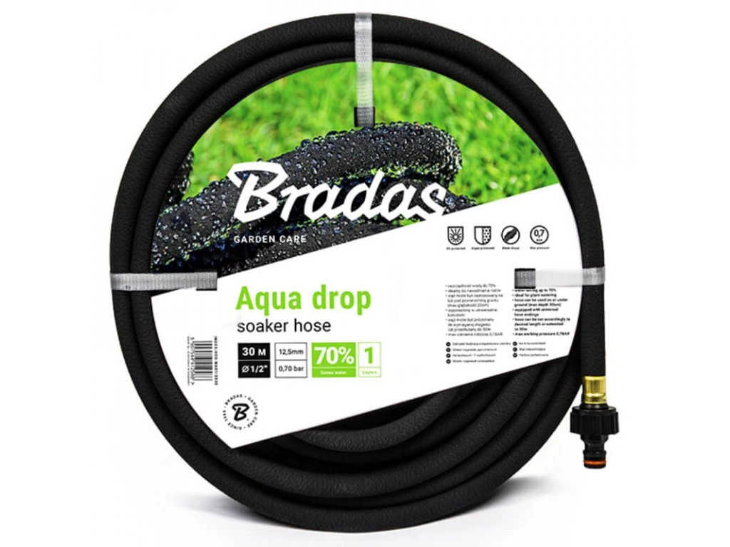 Zavlažovací hadice Bradas Aqua-Drop 1/2" - 15 m