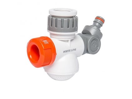 Multifunkční přípojka na hadici se sprchou Bradas