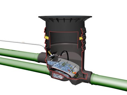 Filtrační šachta Optimax XL DN 600 pojezdová