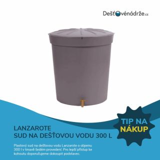 💧 Sud na dešťovou vodu Lanzarote 300 l Hledáte praktické řešení pro zachytávání dešťové vody? Sud Lanzarote 300 l je...