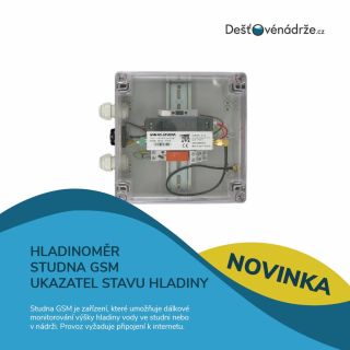 💧 Hladinoměr Studna GSM – online ukazatel stavu hladiny Potřebujete mít přehled o stavu vody ve studni nebo nádrži?...