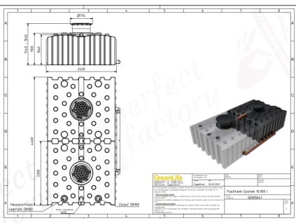 Flachtank 10000 Liter