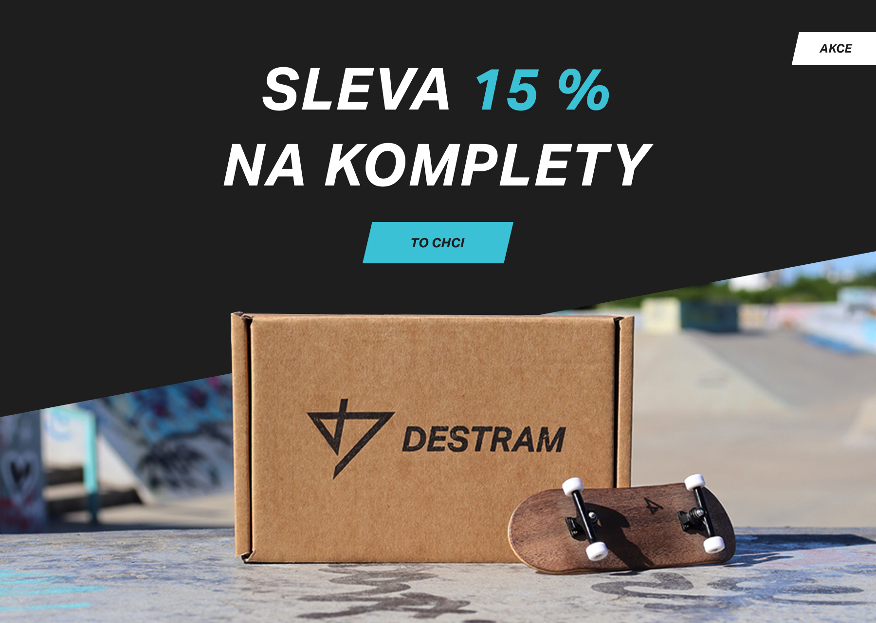 Sleva 15 % na dřevěný fingerboard komplet