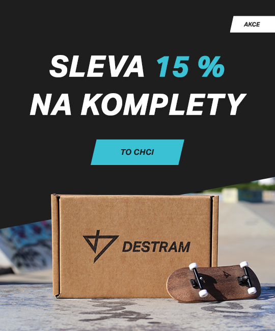 Sleva 15 % na dřevěný fingerboard komplet