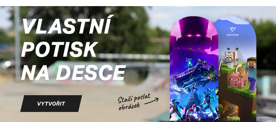 Fingerboard s vlastním potiskem